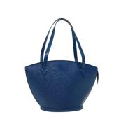 Pre-owned Leather louis-vuitton-bags Louis Vuitton Vintage , Blue , Da...