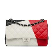 Pre-owned Leather chanel-bags Chanel Vintage , White , Dames