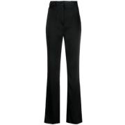 Zwarte Hoge Taille Broek Nanushka , Black , Dames