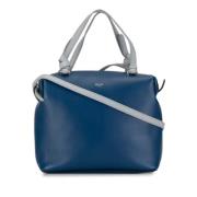 Pre-owned Leather celine-bags Celine Vintage , Blue , Dames