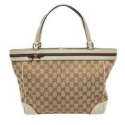 Pre-owned Canvas gucci-bags Gucci Vintage , Brown , Dames