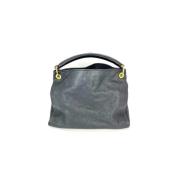 Pre-owned Leather louis-vuitton-bags Louis Vuitton Vintage , Gray , Da...