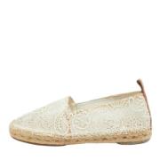 Pre-owned Lace flats Chloé Pre-owned , White , Dames