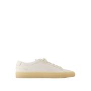 Witte Leren Sneakers - Ronde Neus Common Projects , White , Heren