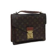 Pre-owned Canvas louis-vuitton-bags Louis Vuitton Vintage , Brown , Da...