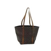 Pre-owned Canvas louis-vuitton-bags Louis Vuitton Vintage , Brown , Da...