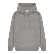 Comfortabele Hoodie in Kasjmier Zijde Laneus , Gray , Heren