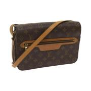 Pre-owned Canvas louis-vuitton-bags Louis Vuitton Vintage , Brown , Da...