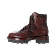 Pre-owned Leather boots Prada Vintage , Brown , Heren