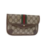 Pre-owned Leather gucci-bags Gucci Vintage , Beige , Dames