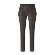 Comfort Cord Chino Broek Dondup , Brown , Dames