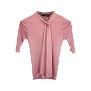 Pre-owned Silk tops Dolce & Gabbana Pre-owned , Pink , Dames