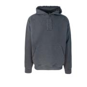 Grijze Oversized Hoodie met Voorpatch 44 Label Group , Gray , Heren