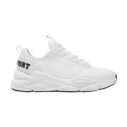 Casual Sneakers voor Dagelijkse Stijl Plein Sport , White , Heren