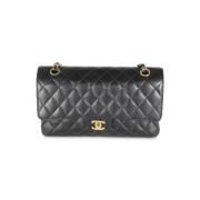 Pre-owned Leather chanel-bags Chanel Vintage , Black , Dames