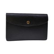 Pre-owned Leather louis-vuitton-bags Louis Vuitton Vintage , Black , D...