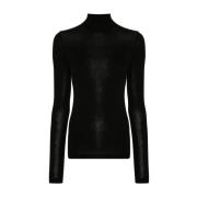 Zwarte Coltrui Sweater Agolde , Black , Dames