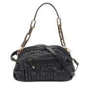 Pre-owned Leather dior-bags Dior Vintage , Black , Dames