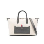 Beige Tassen voor Stijlvolle Outfits Thom Browne , Beige , Heren