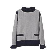 Pre-owned Wool tops Chanel Vintage , Gray , Heren