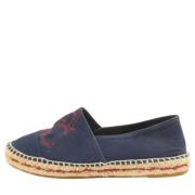 Pre-owned Canvas flats Carolina Herrera Pre-owned , Blue , Dames