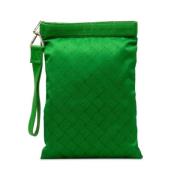 Pre-owned Nylon pouches Bottega Veneta Vintage , Green , Dames