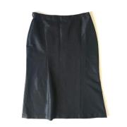 Pre-owned Polyester bottoms Jil Sander Pre-owned , Black , Dames