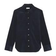 Reguliere fijne corduroy blouse Marc O'Polo , Blue , Dames