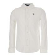 Katoenen shirt met Peter Pan-kraag Polo Ralph Lauren , White , Dames