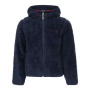 Zachte Fleecejas met Logo Polo Ralph Lauren , Blue , Heren