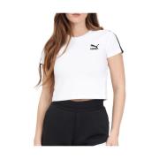 Iconische Shirts Collectie Puma , White , Dames