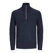 Tijdloze Stijlvolle Gebreide Trui Jack & Jones , Blue , Heren