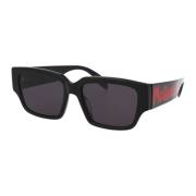 Stijlvolle zonnebril Am0329S Alexander McQueen , Black , Heren