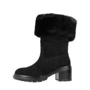 Stijlvolle Winterlaarzen voor Vrouwen Geox , Black , Dames