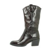 Stijlvolle High Boots T82301 Denver Mjus , Black , Dames