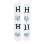 Thrasher White Duality Sock HUF , White , Heren