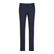 Elegante Flanellen Broek met Zakken Raffaello Rossi , Blue , Dames