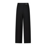 Wijde Pijp Casual Broek Raffaello Rossi , Black , Dames