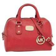 Pre-owned Leather handbags Michael Kors Pre-owned , Red , Dames