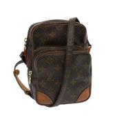 Pre-owned Canvas louis-vuitton-bags Louis Vuitton Vintage , Brown , Da...