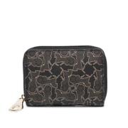 Pre-owned Fabric wallets Celine Vintage , Black , Dames