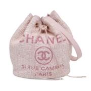 Pre-owned Fabric chanel-bags Chanel Vintage , Pink , Dames