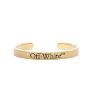 Gouden Accessoires Off White , Beige , Dames