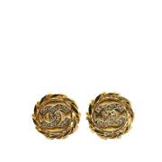 Pre-owned Metal chanel-jewelry Chanel Vintage , Yellow , Dames