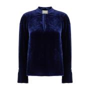 Chic Blouse for Women Momoni , Blue , Dames