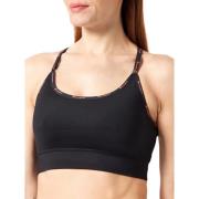 Sportieve Racerback BH met Logoprint Champion , Black , Dames