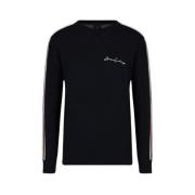 Diepe Pullover 6Rzm6F Zmm9Z Armani Exchange , Black , Heren