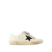 V-Star 2 Sneakers - Leer - Wit/Zwart Golden Goose , White , Dames