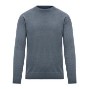 Essentiële Crew-neck Sweater BomBoogie , Gray , Heren