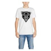 Wit Bedrukt Katoenen T-shirt Antony Morato , White , Heren